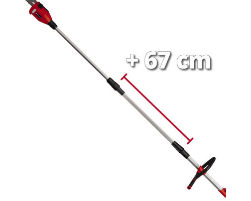 Высоторез-коса акк.4 в одном Einhell GE-LM 36/4in1 Li,2х18В,коса нож/леска,кусторез,ц.пила,без АКК (3410901)