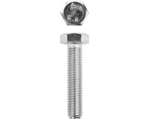 Болт M12 x 55 мм, кл. пр. 5.8, цинк, 5 кг, ГОСТ 7798-70 ЗУБР 303080-12-055
