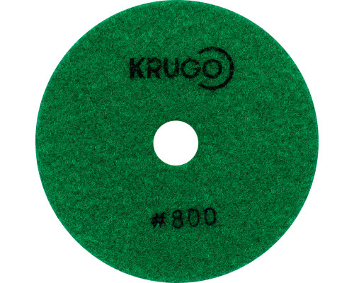 Круг алмазный гибкий шлифовальный (АГШК) KRUGO №800#, мокрый 100 мм (PPW040800)