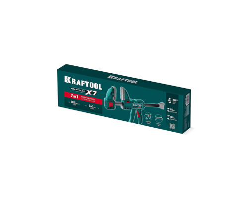 Многофункциональная быстрозажимная струбцина KRAFTFLEX X7 300, 300 х 85 мм KRAFTOOL 32777-300