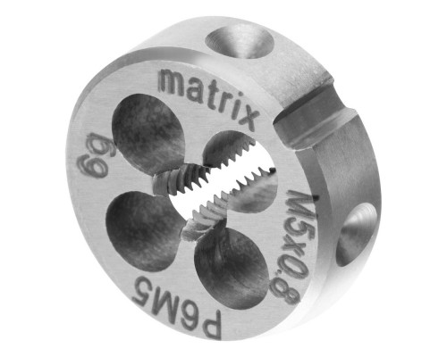 Плашка М5 х 0.8 мм, Р6М5 Matrix