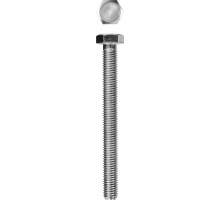 Болт M12 x 120 мм, кл. пр. 5.8, цинк, 5 кг, ГОСТ 7798-70 ЗУБР 303080-12-120