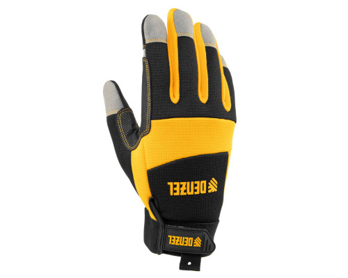 Перчатки универсальные, усиленные, размер 9 Denzel (67990)