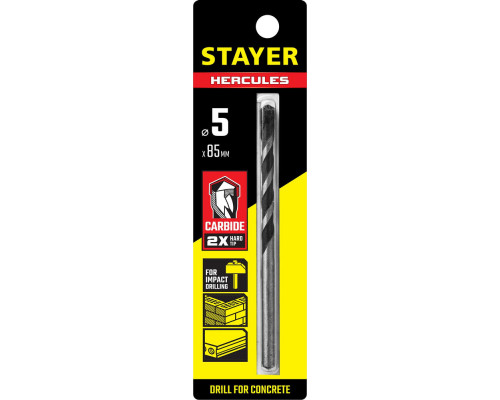 Сверло по бетону Hercules, 5 x 85 мм STAYER Professional 2915-085-05_z01