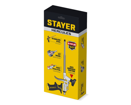 STAYER HERCULES, тефлоновый пистолет для монтажной пены (06861_z04)