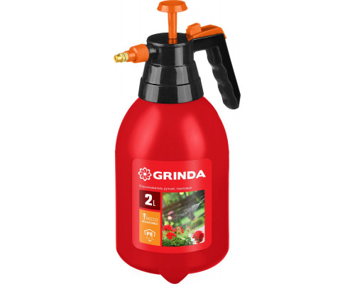 Помповый опрыскиватель PS-2, 2 л, ручной, колба из полиэтилена GRINDA 425053