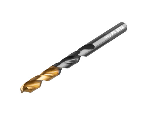 Набор сверл по металлу, 2-3-4-5-6-8 мм, HSS-Tin, Golden Tip, 6 шт Denzel (72300)