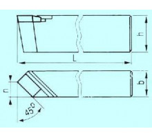 Резец проходной прямой 40х25х200 ВК8