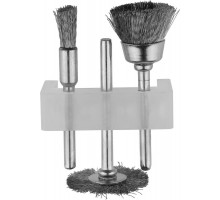 Набор щеток для гравёра и электродрели 3 предм. STAYER 29915-H3