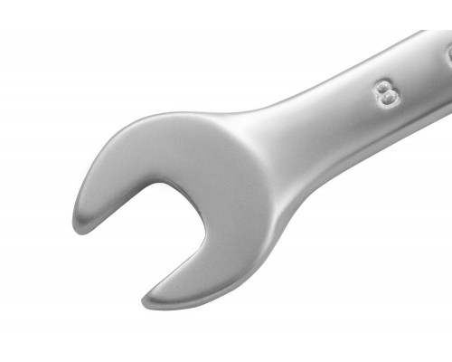 Ключ комбинированный, 8 мм, CrV, матовый хром Matrix