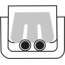 Пресс-клещи для одиночных штекеров Scotchlok™ с режущими кромками, O 0.4-1.1 мм, длина 155 мм (KN-975001)