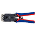Пресс-клещи для штекеров RJ, 3 гнезда, RJ 10 (4-pin), RJ 11/12 (6-pin), RJ 45 (8-pin), 200 мм (KN-975112)