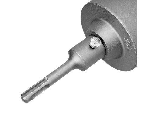 Коронка по бетону в сборе, М22 х 80 мм, SDS Plus Сибртех (703327)