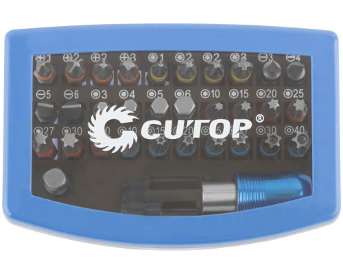 Набор бит в пластиковом боксе CUTOP Profi (32 предмета) (83-665)