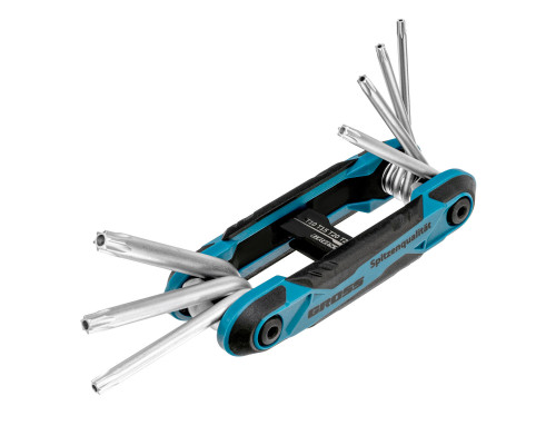 Набор ключей имбусовых Tamper-Torx , складные, 8 шт, CrV Gross (16413)