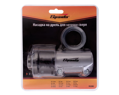 Насадка на дрель для заточки сверл, D 3.5-10 мм Sparta (912305)
