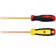 Отвертка шлицевая SL 11х300 (общ.427мм) искробезопасный сплав AlCu 260-1034, HORTZ
