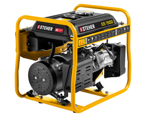 Генератор бензиновый 1200 Вт STEHER GS-1500