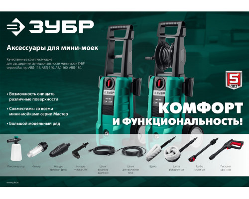 Насадка грязевая фреза для пистолета МИГ-180 ЗУБР 70404-180