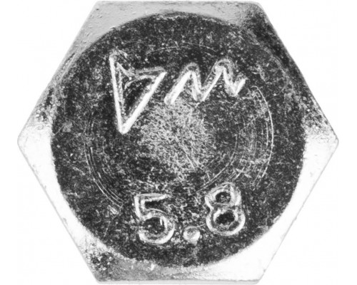 Болт M12 x 60 мм, кл. пр. 5.8, цинк, 5 кг, ГОСТ 7798-70 ЗУБР 303080-12-060