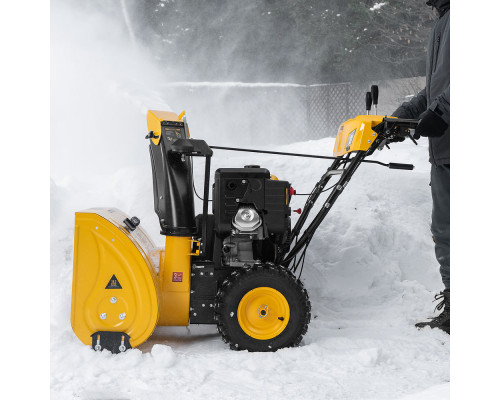 Бензиновая снегоуборочная машина SBL 711D PRO, 302cc, эл.старт, фара, обогрев, блок. дифф. Denzel (97655)