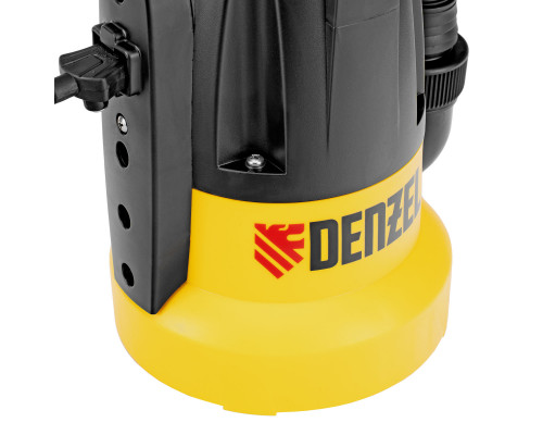 Дренажный насос DP500E, 500 Вт, подъем 7 м, 7000 л/ч Denzel (97218)