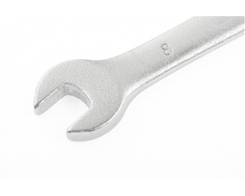 Ключ комбинированный, 9 мм, CrV, матовый хром Stels