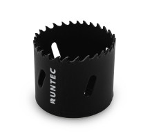 Коронка биметаллическая 57 мм BiM HSS-Co8, 4-6 TPI RUNTEC RT-HBV57