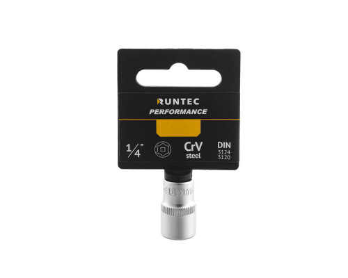 RUNTEC RT-H14S11 Головка торцевая RUNTEC CrV, 6PT, 1/4