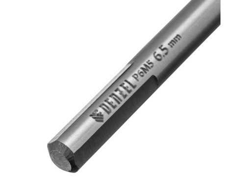 Сверло спиральное по металлу 6,5 x 93мм, Р6М5, Golden Tip, многогранная заточка Denzel (718279)