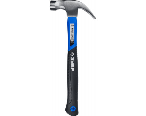 Молоток-гвоздодёр столярный 450 г Профессионал ЗУБР 20356-450