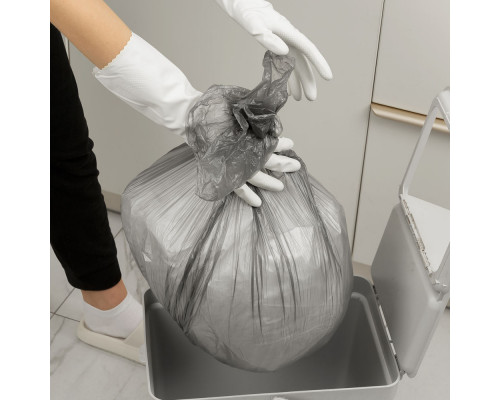 Пакеты для мусора 20 л x 30 шт. серые, Home Palisad (927015)