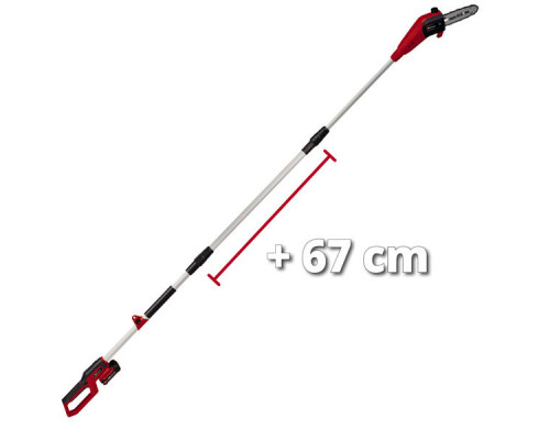 Высоторез акк. Einhell PXC GC-LC 18/20 Li T,18В,рез 195мм,Oregon,штанга 228-288см,авт.смазка,без АКК (3410581)