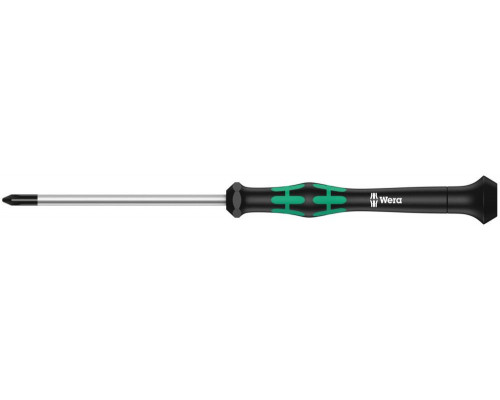 Отвёртка крестовая прецизионная PZ 1 x 80 мм Kraftform Micro серия 2055 PZ Wera WE-118032