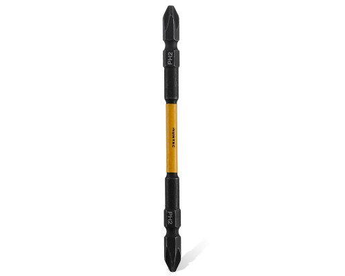 Бита ударная двусторонняя H6.35 110мм PH2/PH2 5 шт. RUNTEC RT-IBD110