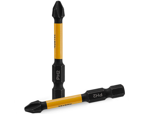 Бита ударная H6.35 57мм PH2 5шт. RUNTEC RT-IB57