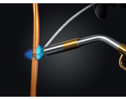 Газовая горелка Blue Fire KF-9000, с пьезоподжигом на баллон, турбо нагрев + 30%, 2000°C KRAFTOOL 55510