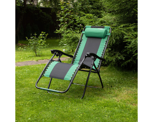 Кресло-шезлонг складное, многопозиционное 160 х 63.5 х 109 cм Camping Palisad (69606)