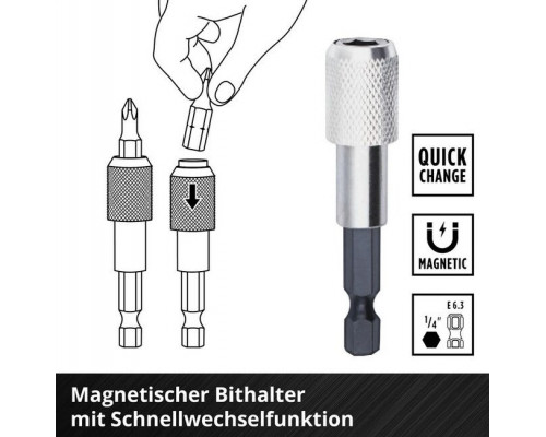 Набор бит Einhell 32 предмета,битодержатель,XS-Case (118693)