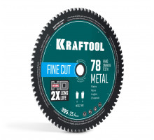 Диск пильный по металлу и стали Metal Cut, 305 х 25.4 мм, 78Т KRAFTOOL 36954-305-25.4-78