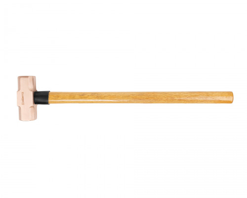 Кувалда 1,4 кг BeCu рукоятка дерево гикори искробезопасная 191G-1006, HORTZ
