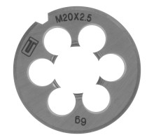 Плашка М20 х 2.5 мм Сибртех