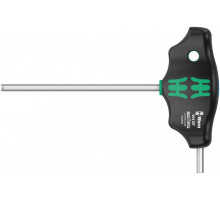 454 Hex-Plus HF Отвёртка с внешним шестигранником с Т-образной рукояткой с фиксацией, 4 x 100 мм, с дополнительным коротким рабочим концом (WE-023338)