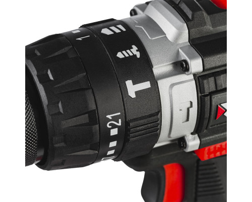 Дрель-шуруповерт ударная аккумуляторная TECHNIC 13 мм, 20В, 2*2Ач, 40Нм RUNTEC RT-ID40T
