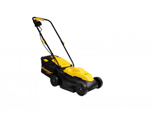 Газонокосилка эл. CHAMPION EM3411 (1 кВт пласт+ткань 30л шир.320мм выс.25-65мм, 6,4кг) (EM3411)