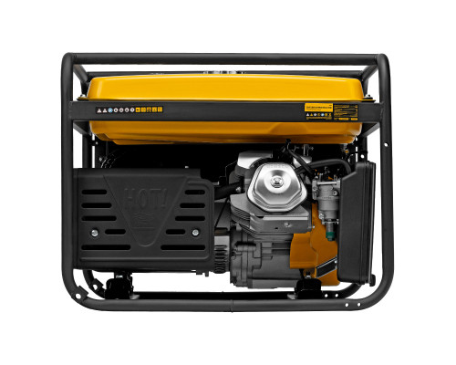 Генератор бензиновый GE 7900, 6.5 кВт, 220 В/50 Гц, 25 л, ручной пуск Denzel (94638)