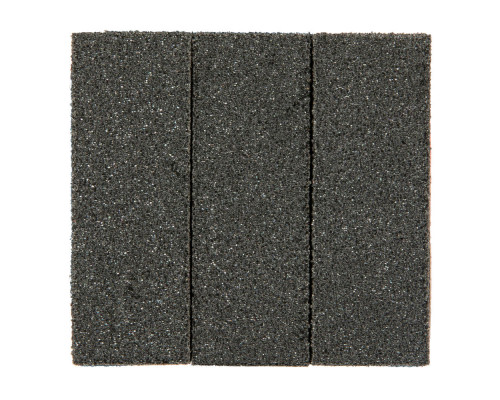 Губка для шлифования, 100 х 70 х 25 мм, мягкая, 3 шт, P 60/80, P 60/100, P 80/120 Matrix (75705)