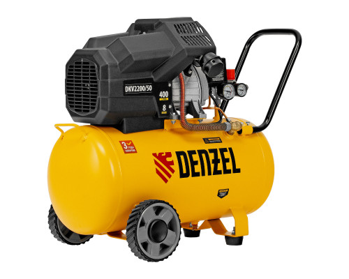 Компрессор воздушный DKV2200/50, Х-PRO 2.2 кВт, 400 л/мин, 50 л Denzel (58083)