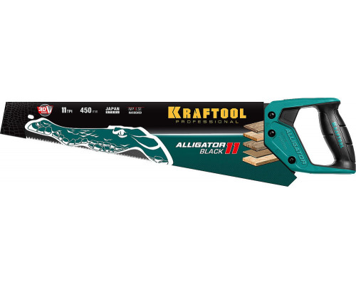 Ножовка для точного реза Alligator Black 11, 450 мм KRAFTOOL 15205-45