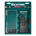 Набор сверл по металлу для винтовёртов и шуруповертов IMPACT READY STEP POINT 10 штук KRAFTOOL 29653-H10